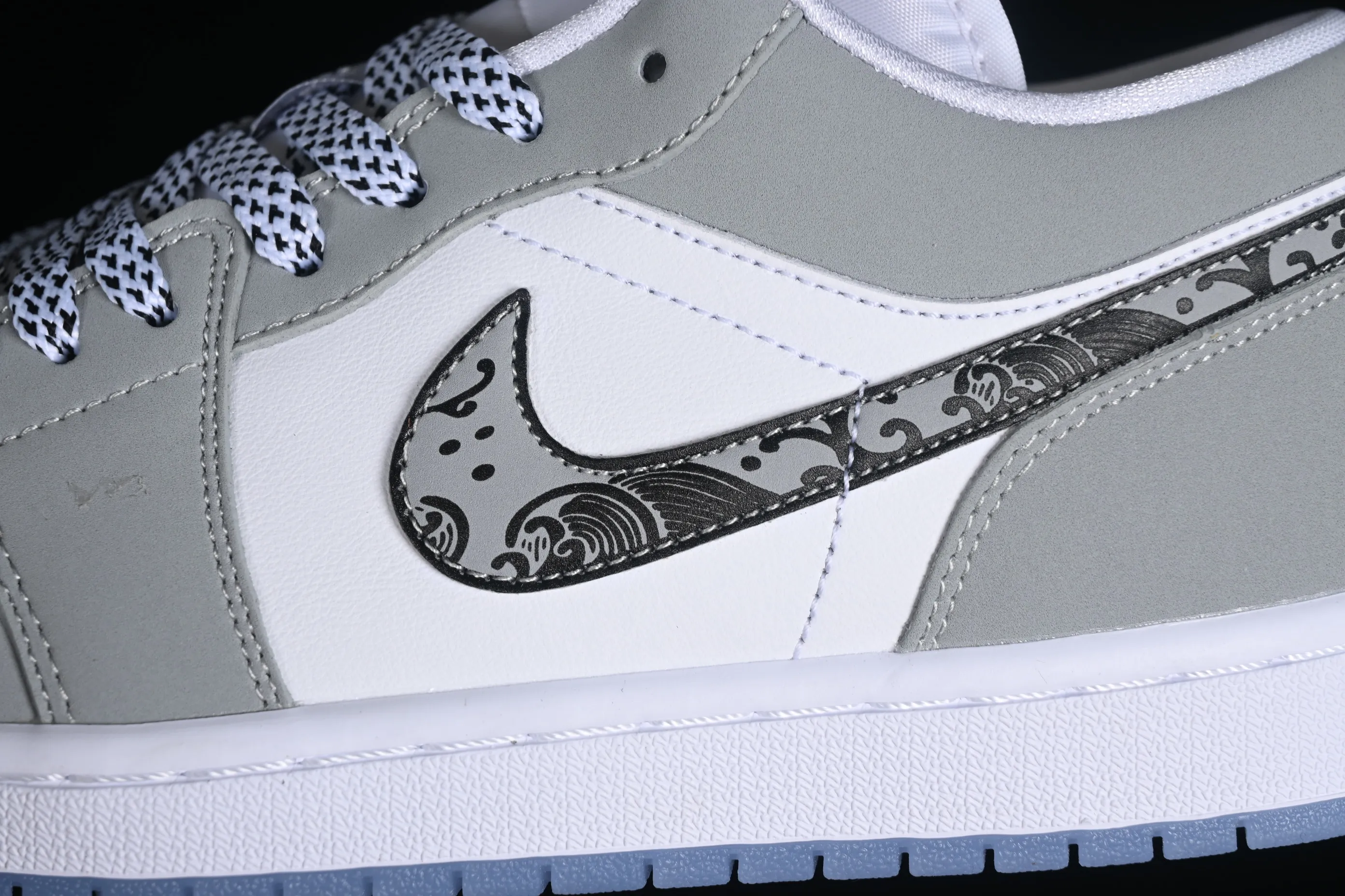 All Categories Air Jordan Jordan Series Basketball Shoes Air Jordan 1 Low Air Jordan 1 Low AJ1 Joe 1 Wolf Gray Low-top Cultural Leisure Sports Shoes DC0774-105